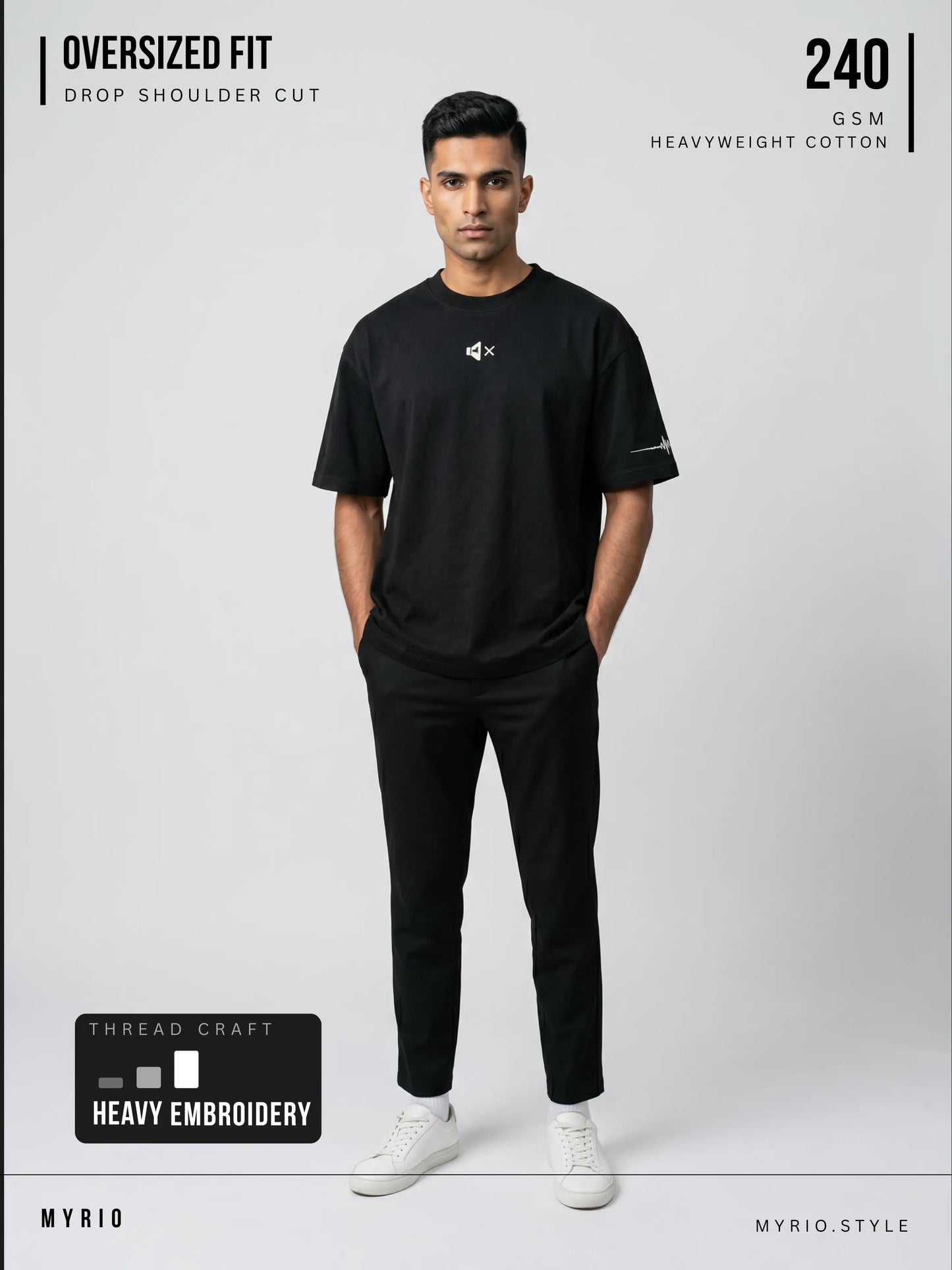 Noise Cancelling Oversized Tee