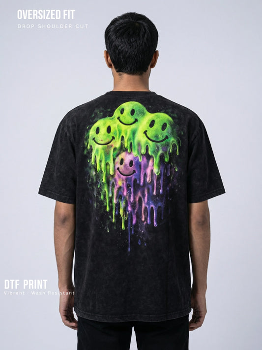 Acid Smile Oversized Tee