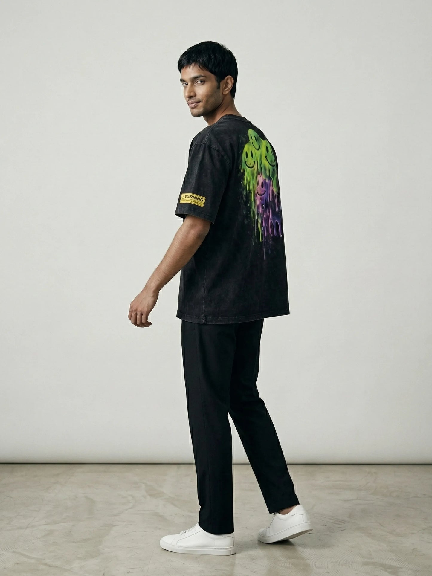 Acid Smile Oversized Tee