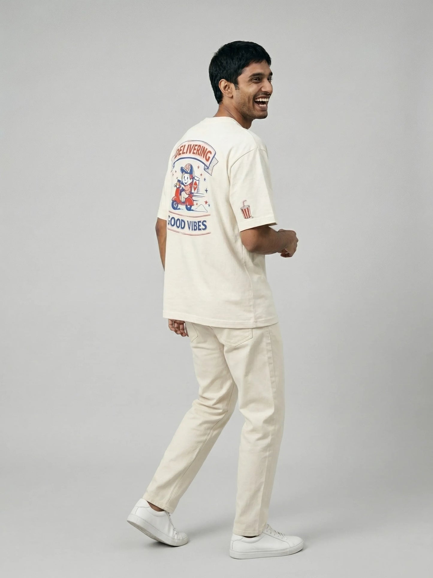 Delivering Good Vibes Oversized Tee