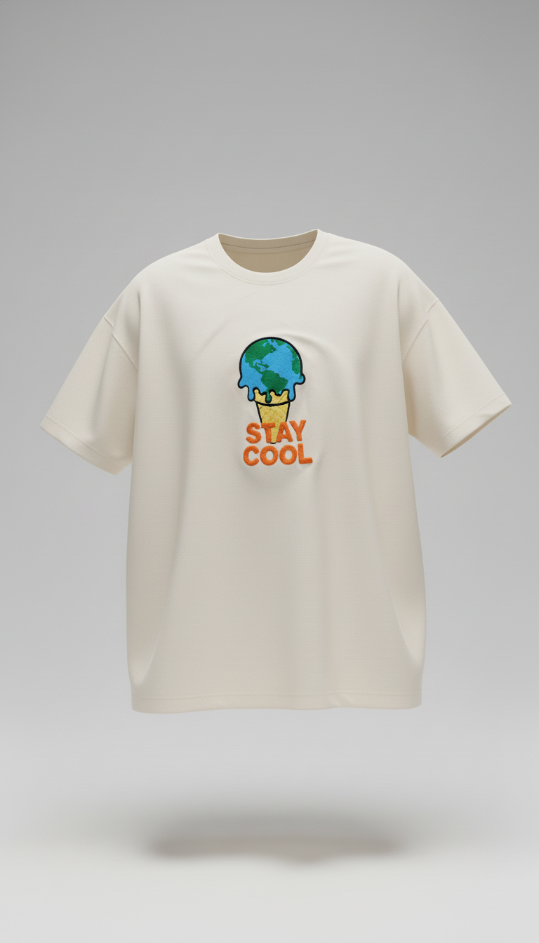 T shirt Bleached Sand