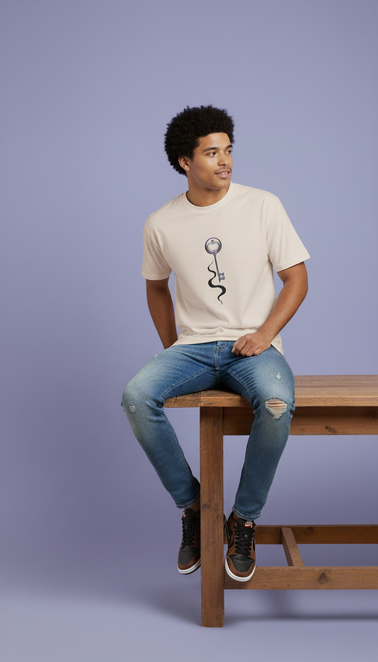 T shirt Bleached Sand